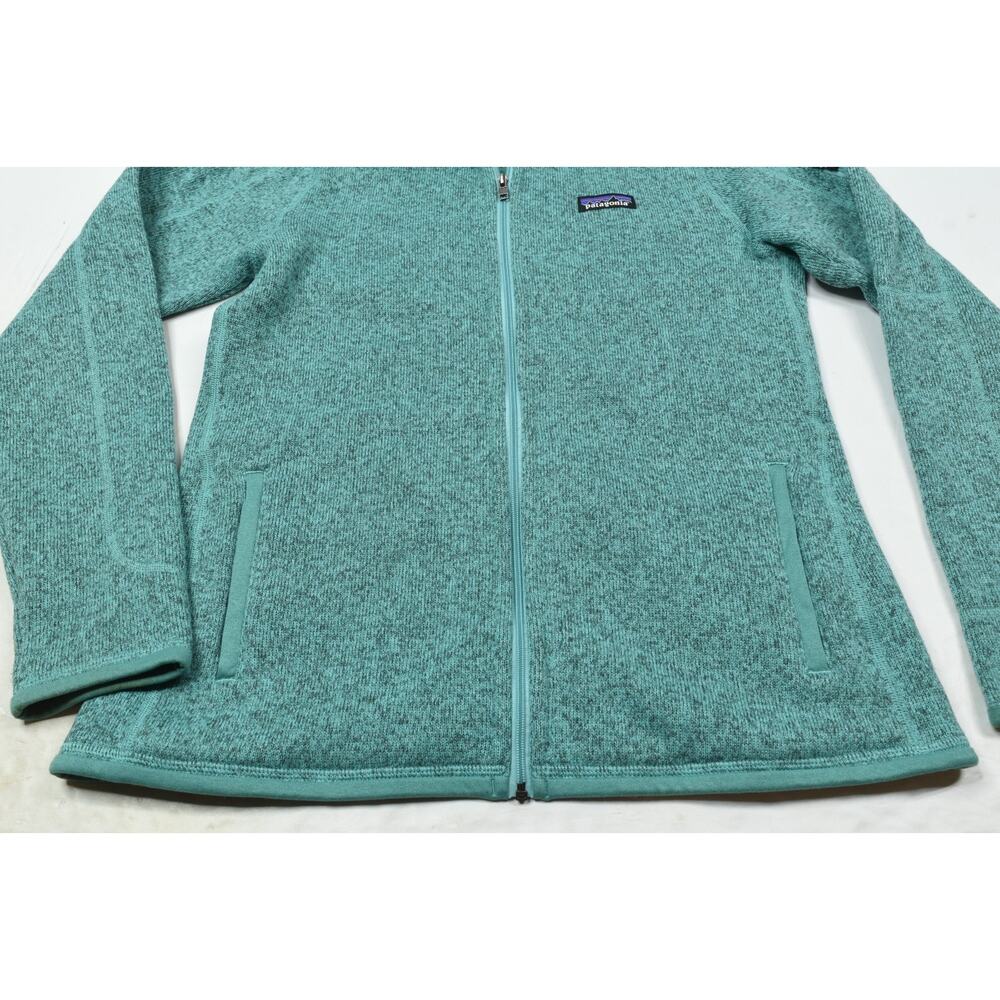 Patagonia Better Sweater Jacket Womens Medium Blue 1/4-Zip Long Sleeve Fleece - Picture 4 of 13